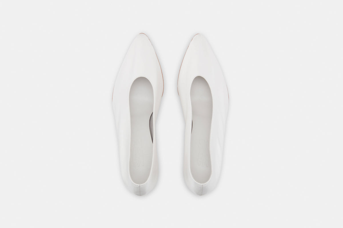 Martiniano マルティニアーノ　パンプス　ホワイト　パーティ Martiniano マルティニアーノ パンプス ホワイト パーティ