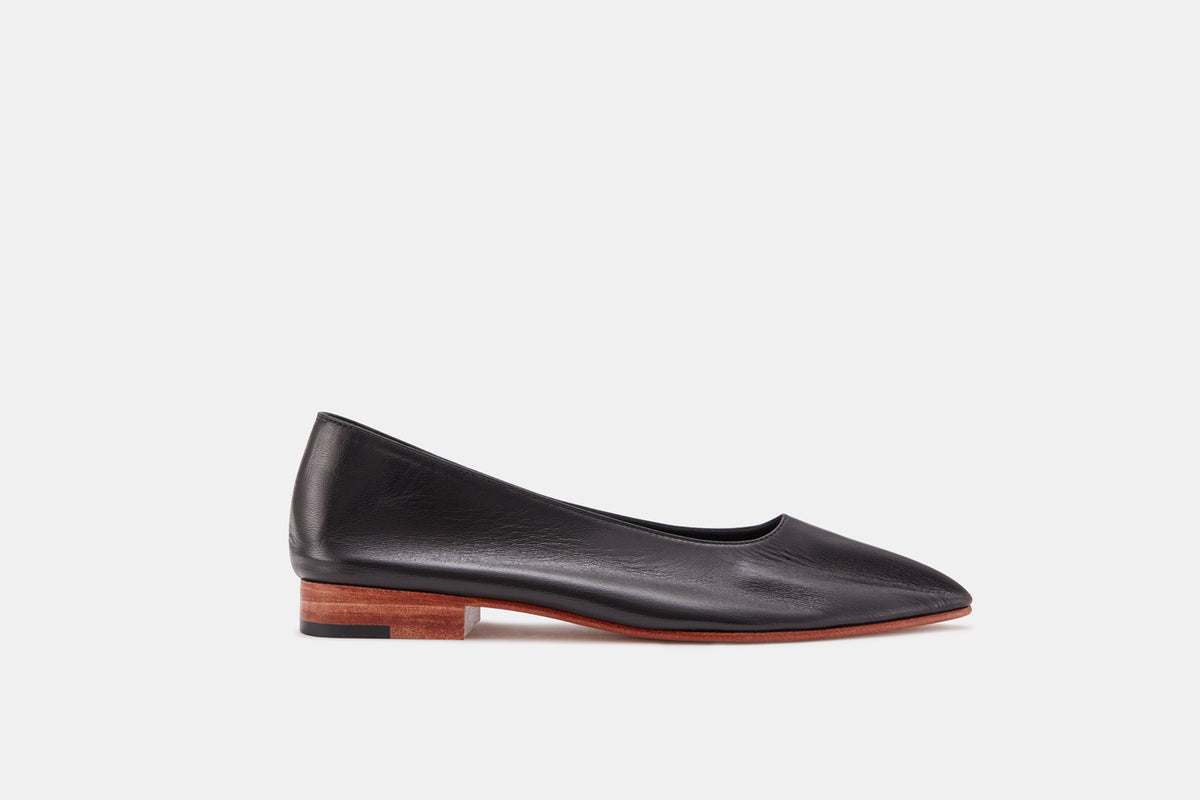 Party Flat Black – Martiniano shoes