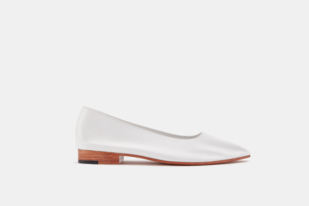 Party Flat White – Martiniano shoes